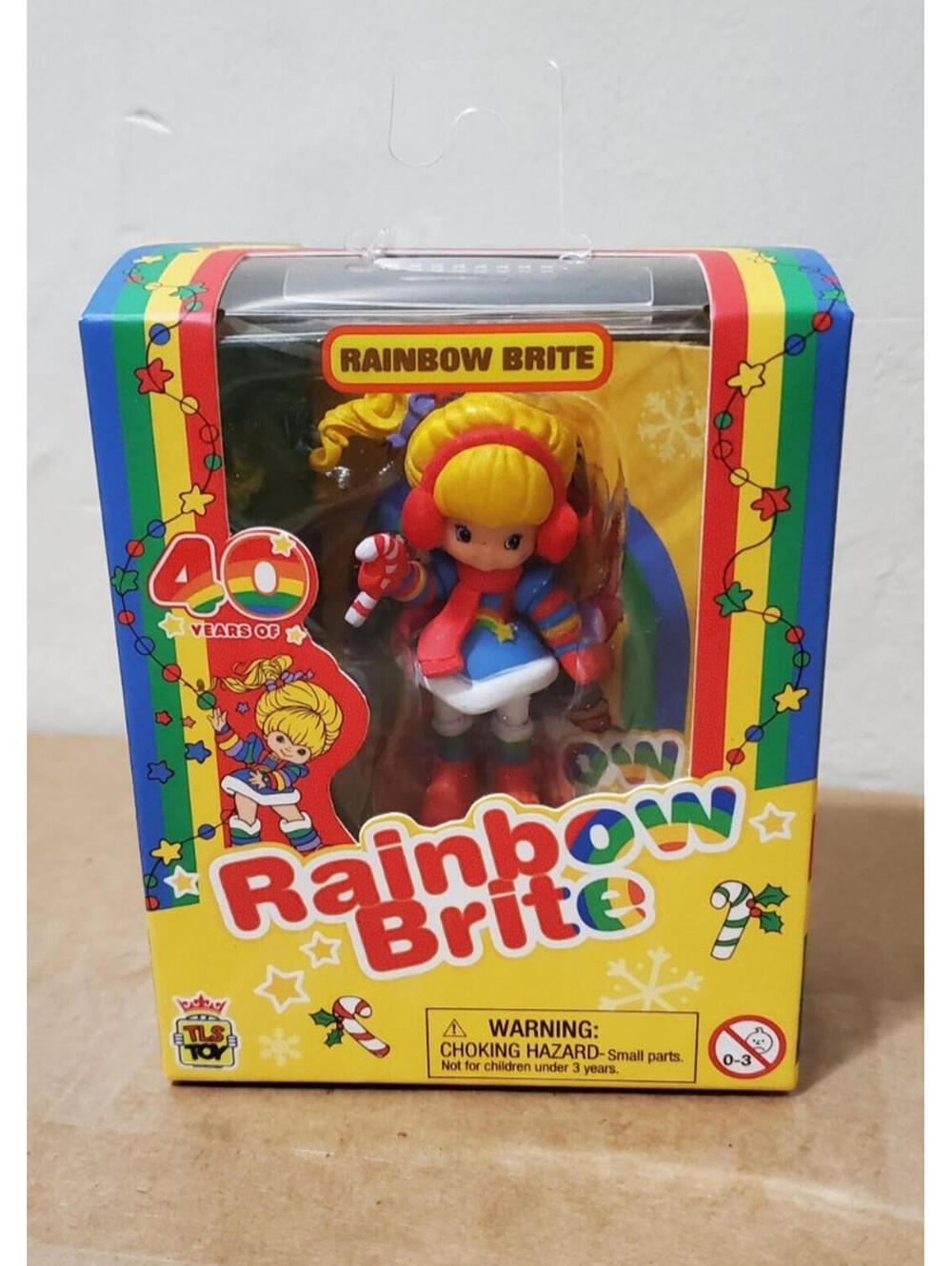 Rainbow Brite 40th Anniversary Figure Holiday Winter Edition New in Box Toy